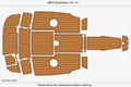 EVA Teak Flooring Pad for Crownline 200 SSI (2003)