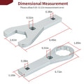 41mm Rear Axle Nut Wrench Tool for Honda TRX250X (2009–2023), FourTrax 300 (1988–2000)