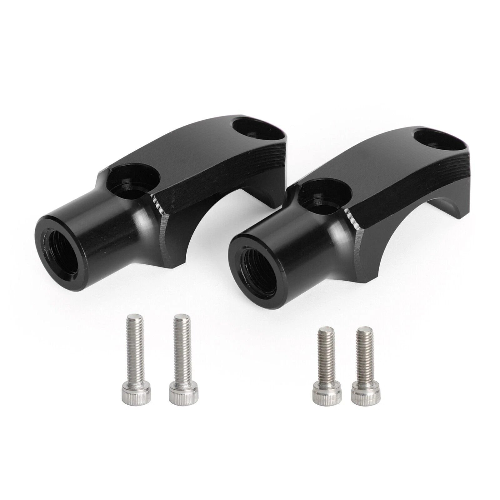 Aluminium 7/8" Front Master Cylinder Clamp for Motorcycle (10mm Mirror Mount)