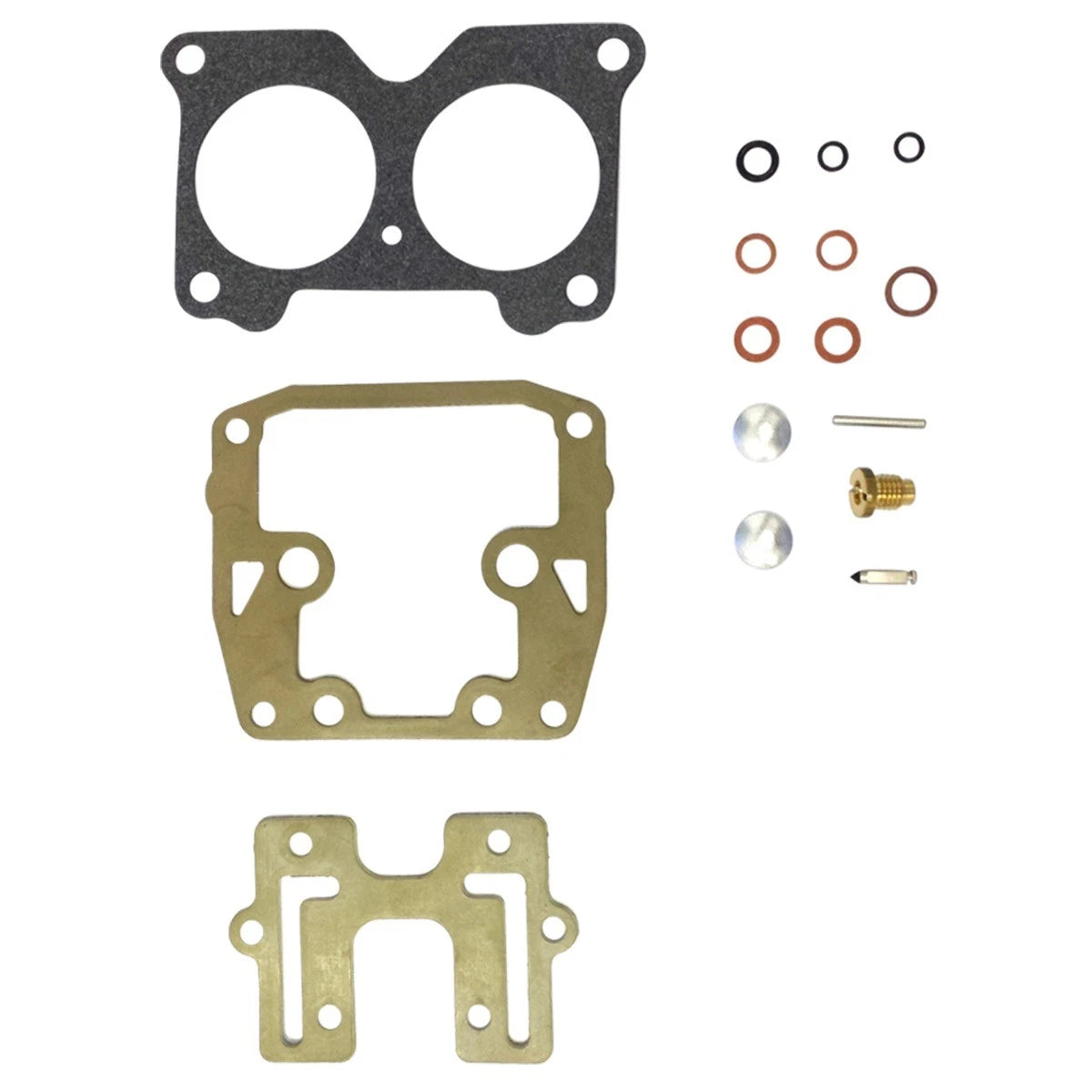 2X Carburetor Rebuild Kit for Johnson Evinrude V4 V6 Crossflow (439076)