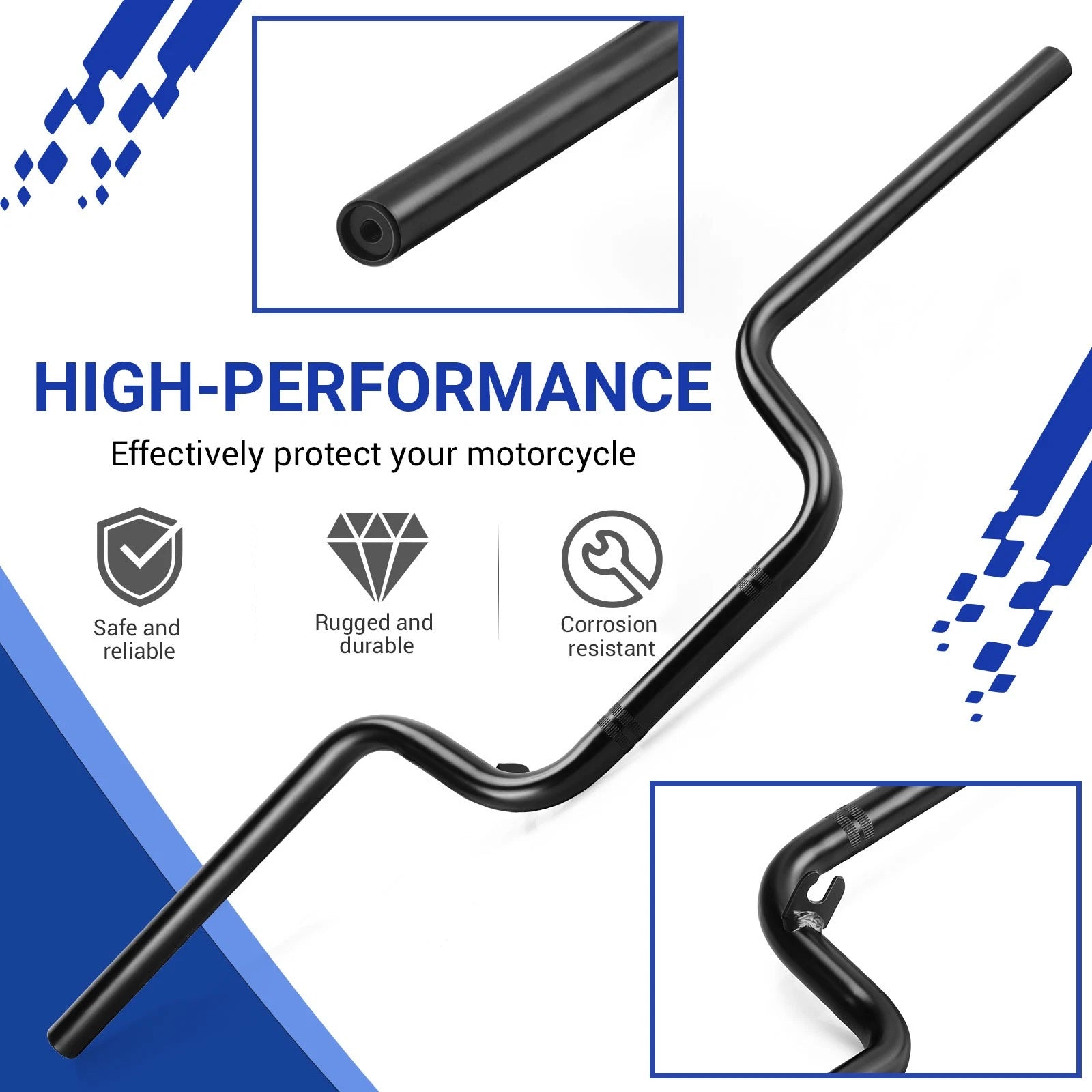 Handlebar for Honda FourTrax 300 TRX300 TRX300FW (1988–2000) 53100-HC5-970