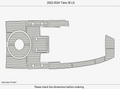 EVA Pads for Tiara 38 LS Swim Platform Cockpit Boat (2022–2024)