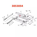 Hydraulic Trim Hose for Volvo Penta SX-C DP-S SX-SLT (3853854 985614)
