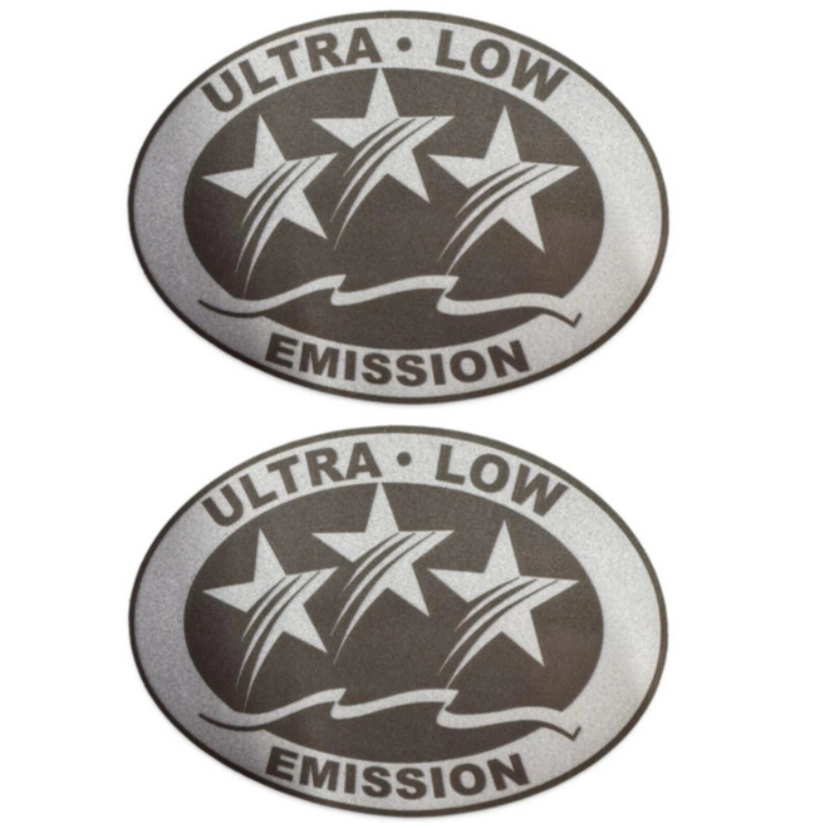 2X Ultra Low Emission Outboard Graphic Stickers for California DOT