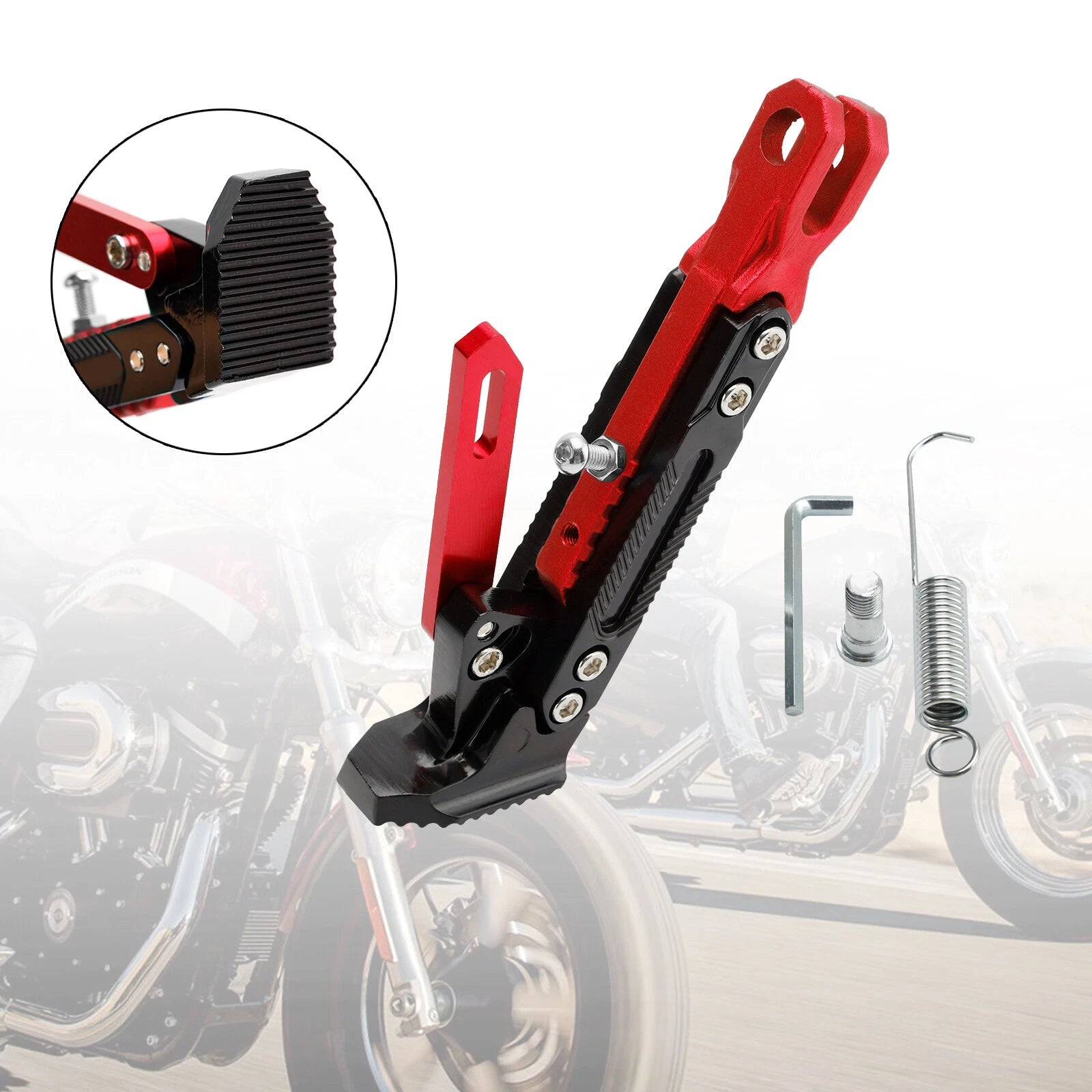 Adjustable Kickstand for Electric Motorbike Motorcycle