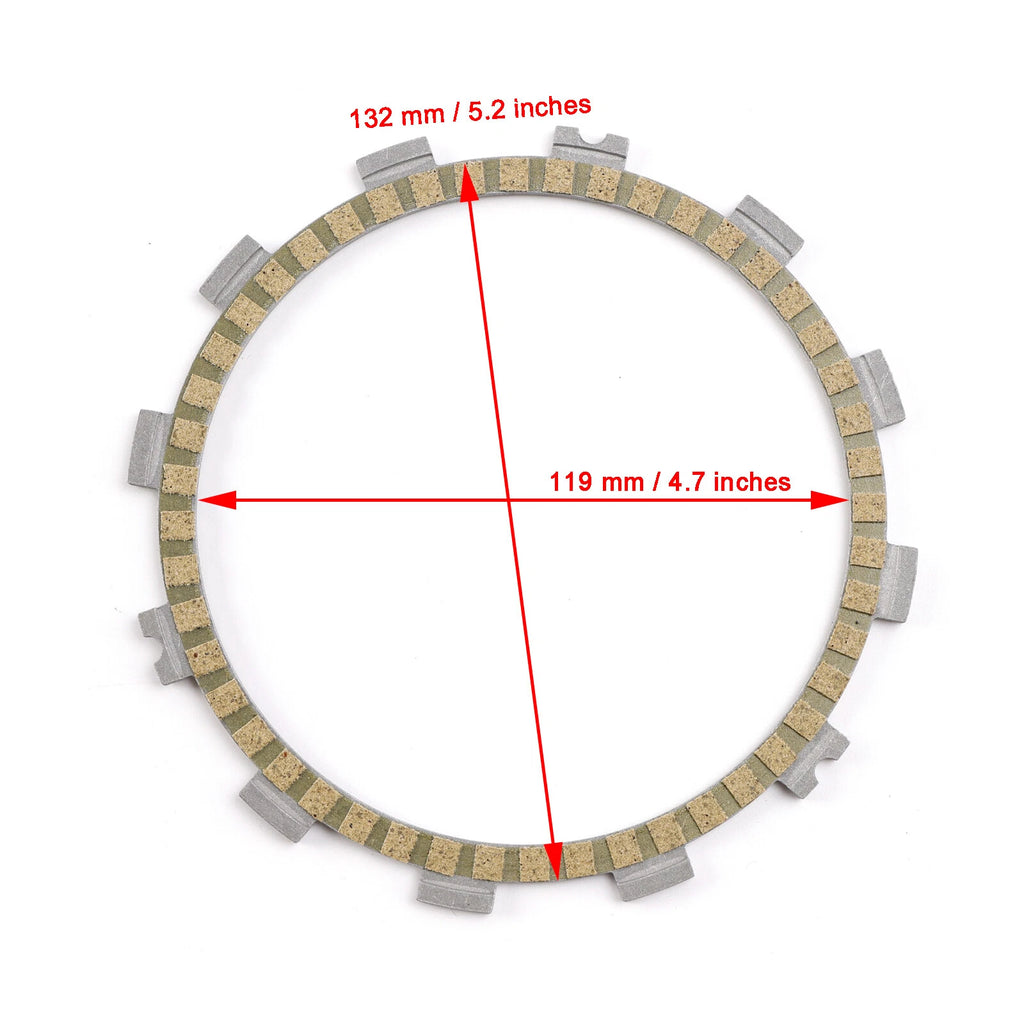 Clutch Friction Plate Kit for Suzuki GSXR600 GSXR750 (2006–2007) 21441-36F30