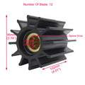 Flexible Impeller for Cummins (4019403, 4933743, Sherwood 18000K, Johnson 09-705BT-1)