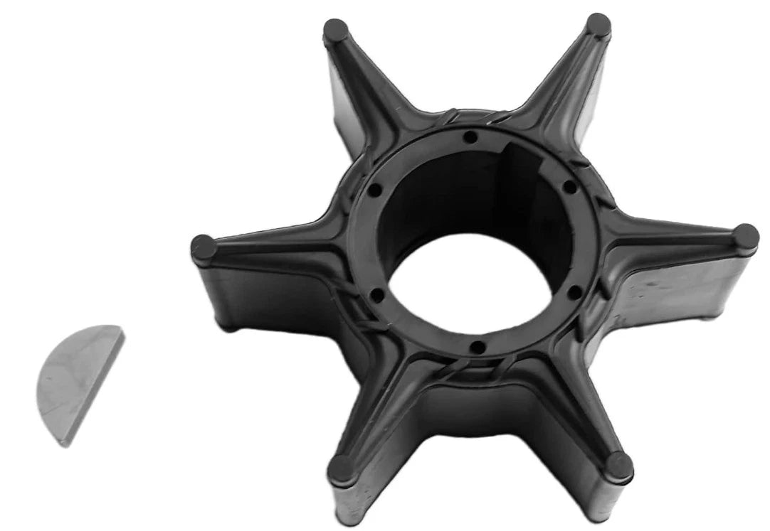 Water Pump Impeller with Key for Yamaha 2 Stroke 85-90 HP Outboard (1985–1990)