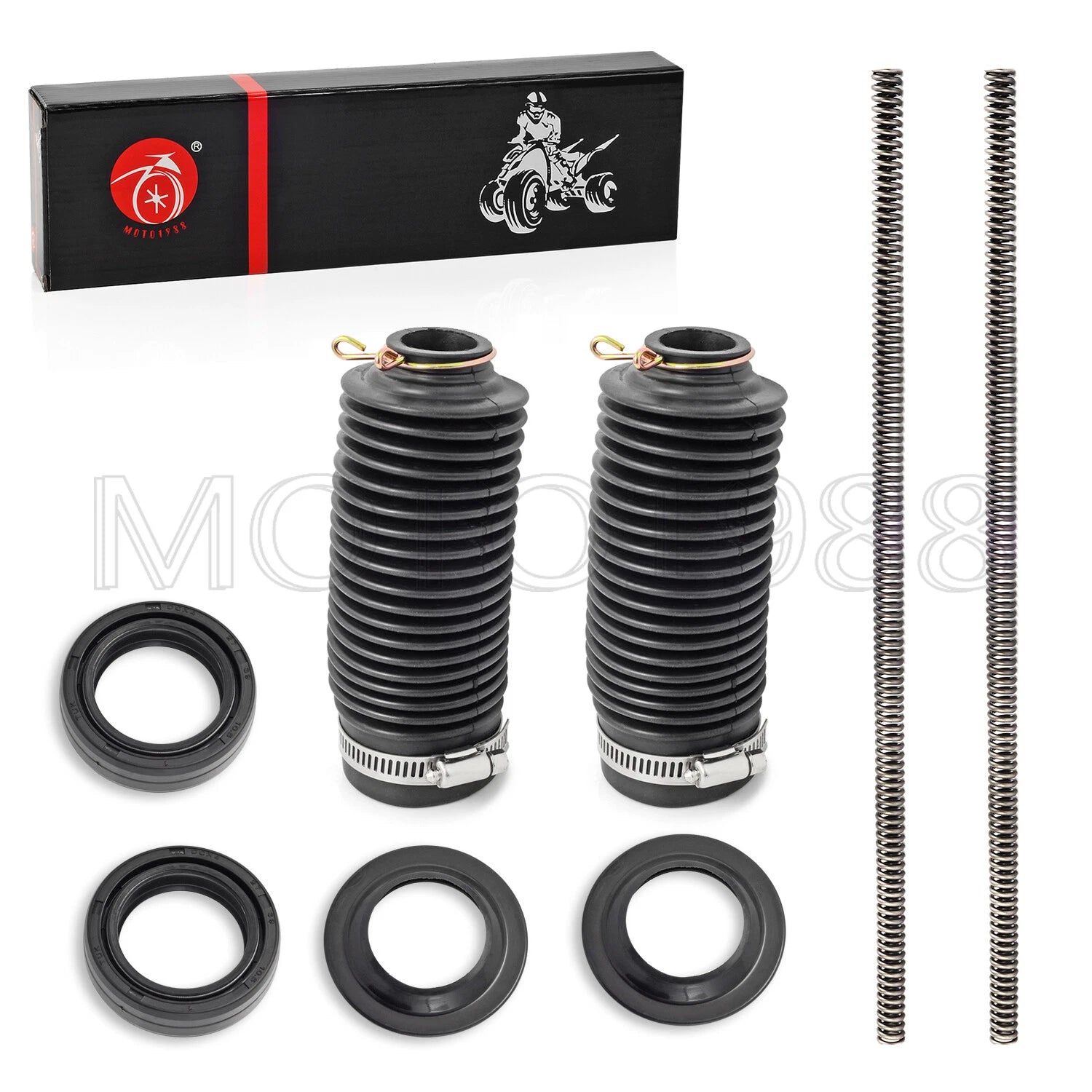 Heavy Duty Front Fork Springs & Dust Seals for Honda XR100R CRF100F (2000–2023)