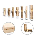 20Pcs Mini Brass Barrel Hinge for Cabinet (Concealed Invisible)