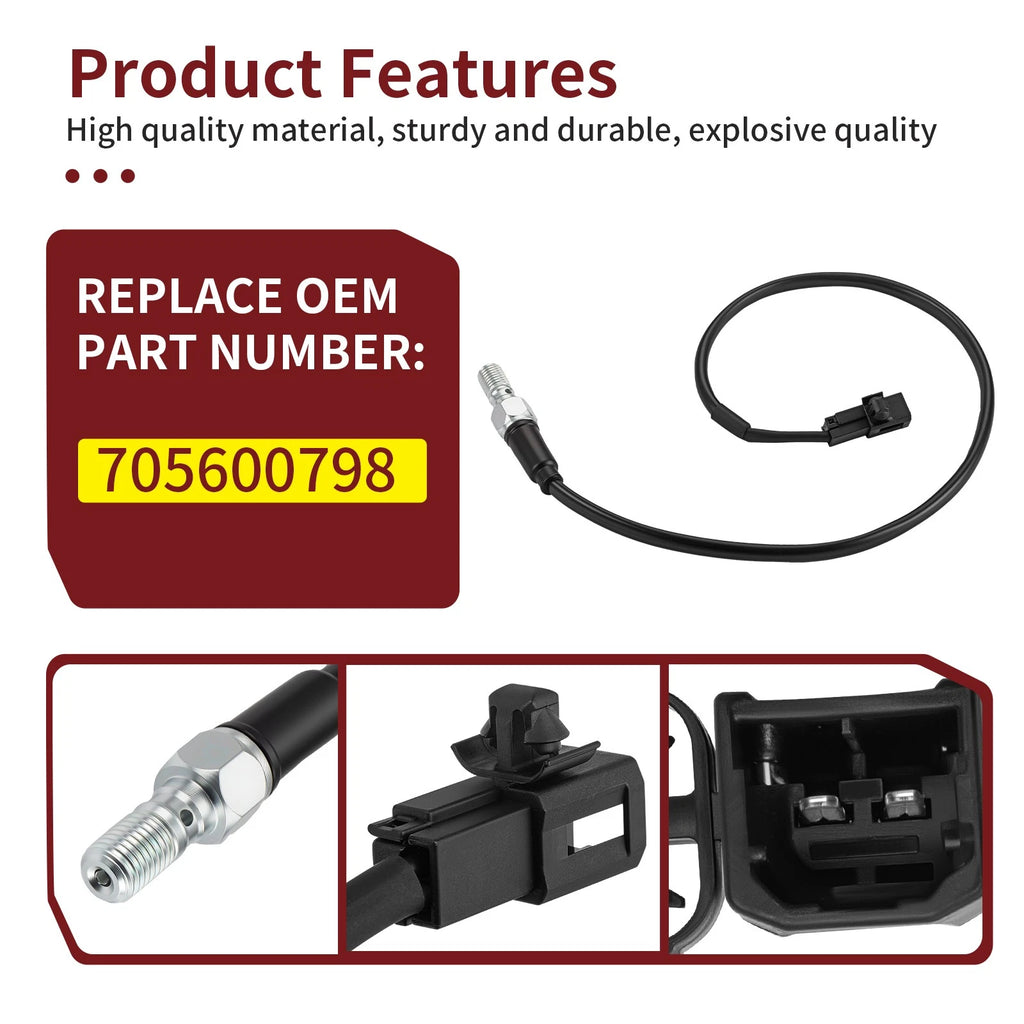 Brake Light Switch 705600798 for Can-Am Outlander 400 500 650 800 800R (2003–2023)