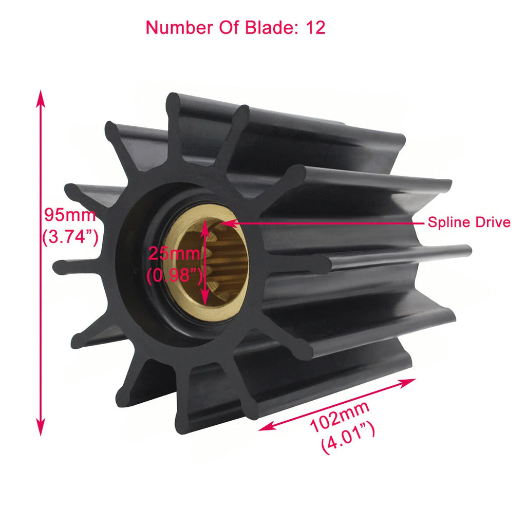 Water Pump Impeller for Caterpillar (2820683, 2845561, 123-0492, 109-5324, 109-5327)