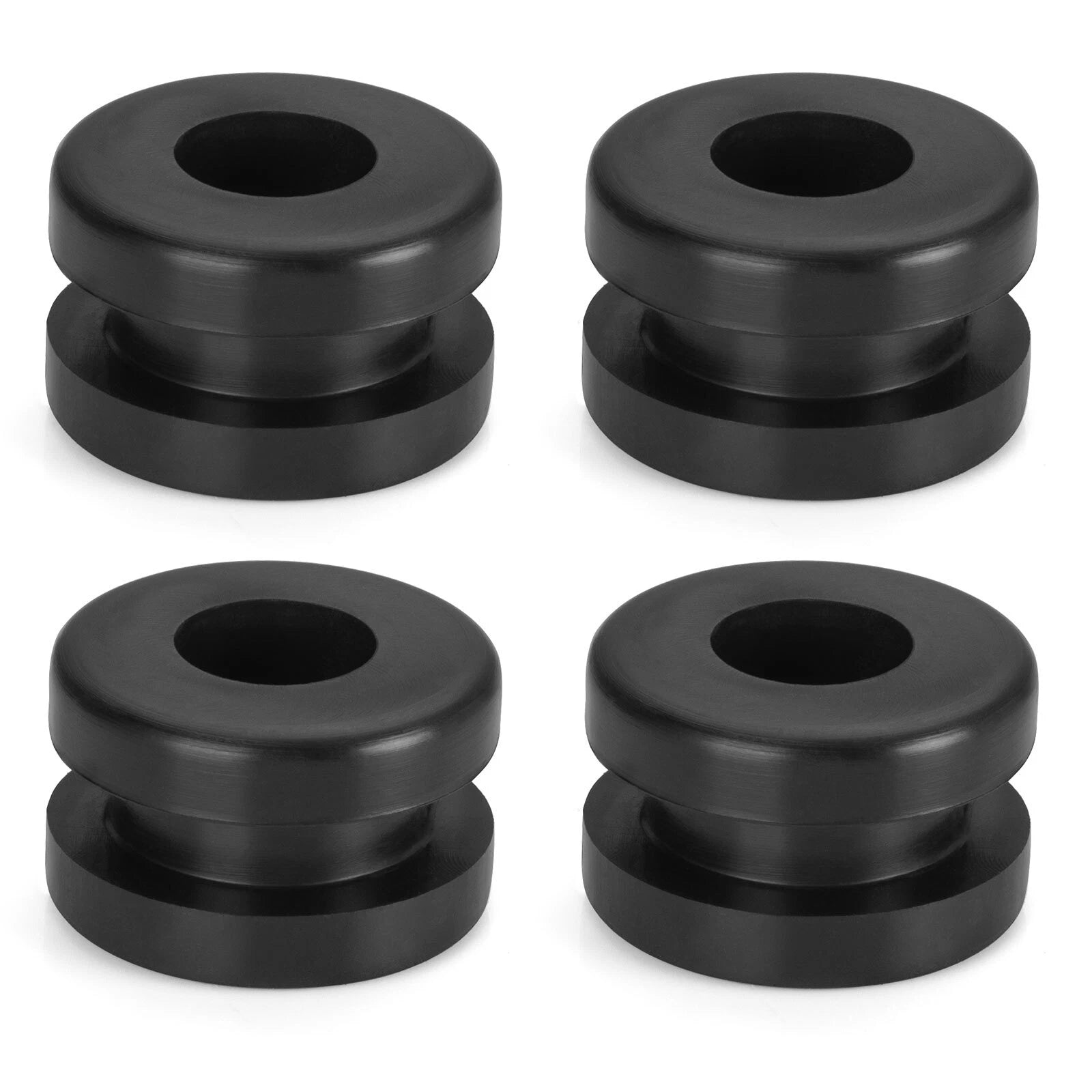 Set of 4 Rubber Heel Guard Grommets for Yamaha Warrior 350 Banshee 350 Blaster 200