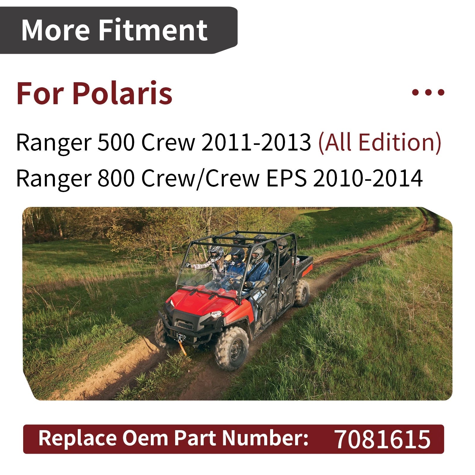 Gear Selector Shifter Cable for Polaris Ranger Crew 800 EPS (2010–2014) 7081615