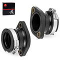 2 Carburetor Flange Intake Boot for Polaris (3082439, 3082537, 3083306, 3085044)