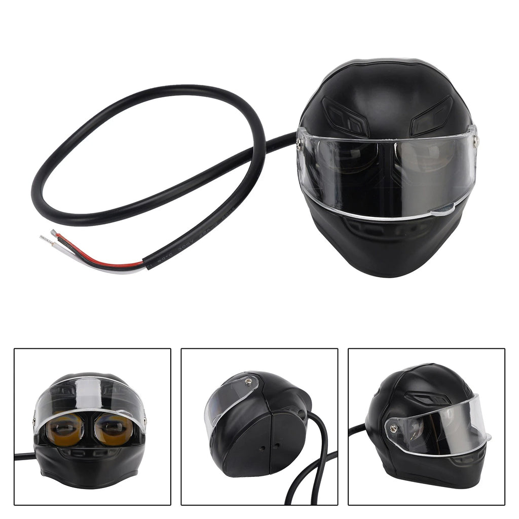 20W LED Worklight Spotlight for Motorcycles (Helmet-Mount)