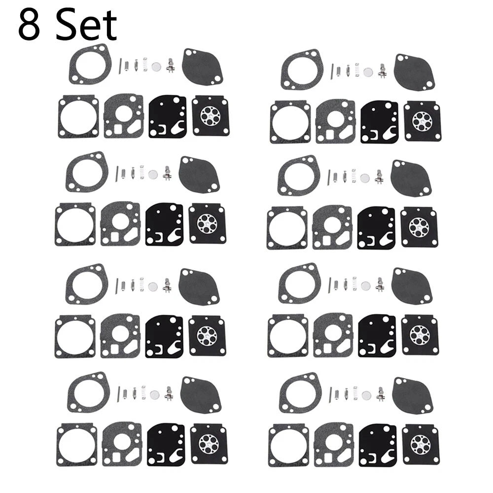 Set of 8 Carburetor Rebuild Kits for Stihl BR500 BR550 BR600 (ZAMA RB-114 RB-132)