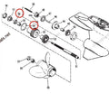 Lower Unit Gearcase Seal Kit for Mercury (26-66022, 26-99325, 26-821928, 25-33145)