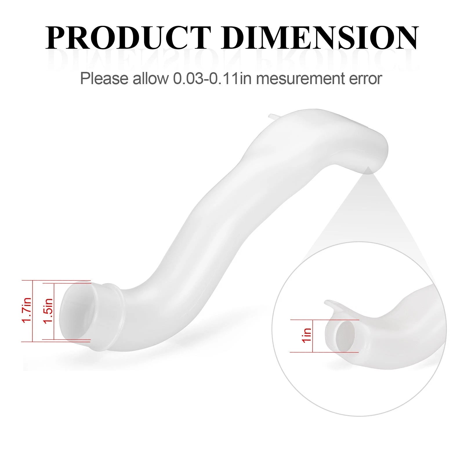 Intake Snorkel Duct for Honda Recon 250 (1997–2023) 17259-HM8-B40 17259-HM8-000