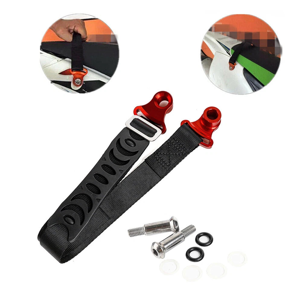 Rear Seat Rescue Pull Strap for Motorcycle Dirt Bike (Adjustable)