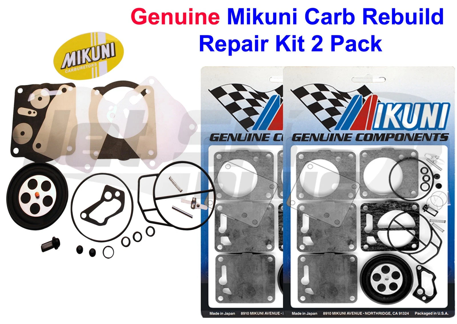 Carburetor Rebuild Kit for Yamaha Superjet VXR XL 700 760 (1996–2000)