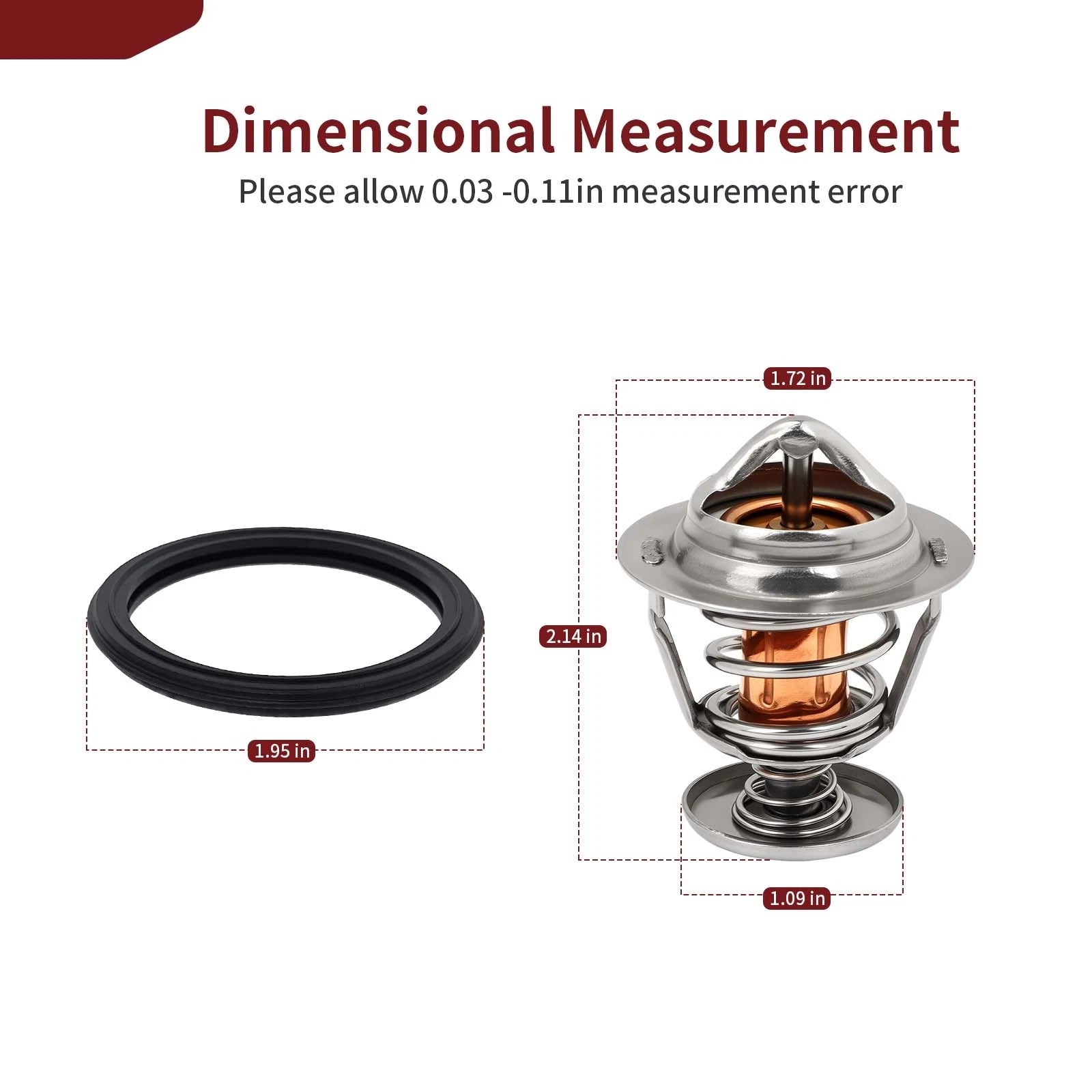 Thermostat O-Ring for Honda Rancher 420 TRX420FA/FE/FM/TE/TM/FPM/FPE/FPA (2007–2024)