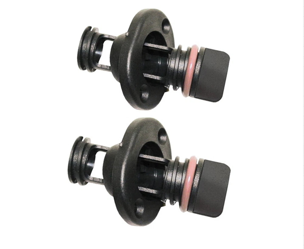 2X Retained Screw Type Nylon Drain Plug for Boats (1 Inch Diameter Hole)