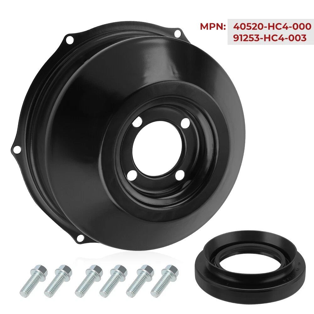Rear Brake Drum Cover & Seal Bolts for Honda Fourtrax 300 TRX300/300FW (1988–2000)