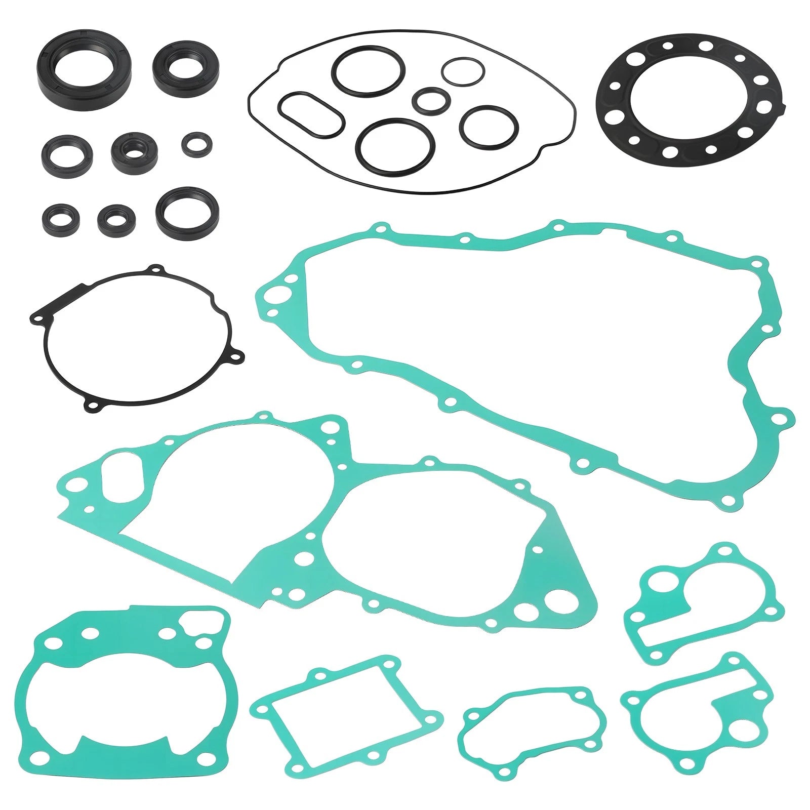 Complete Engine Rebuild Gasket Kit w/ Oil Seals for Honda CR250R (1992–2001)