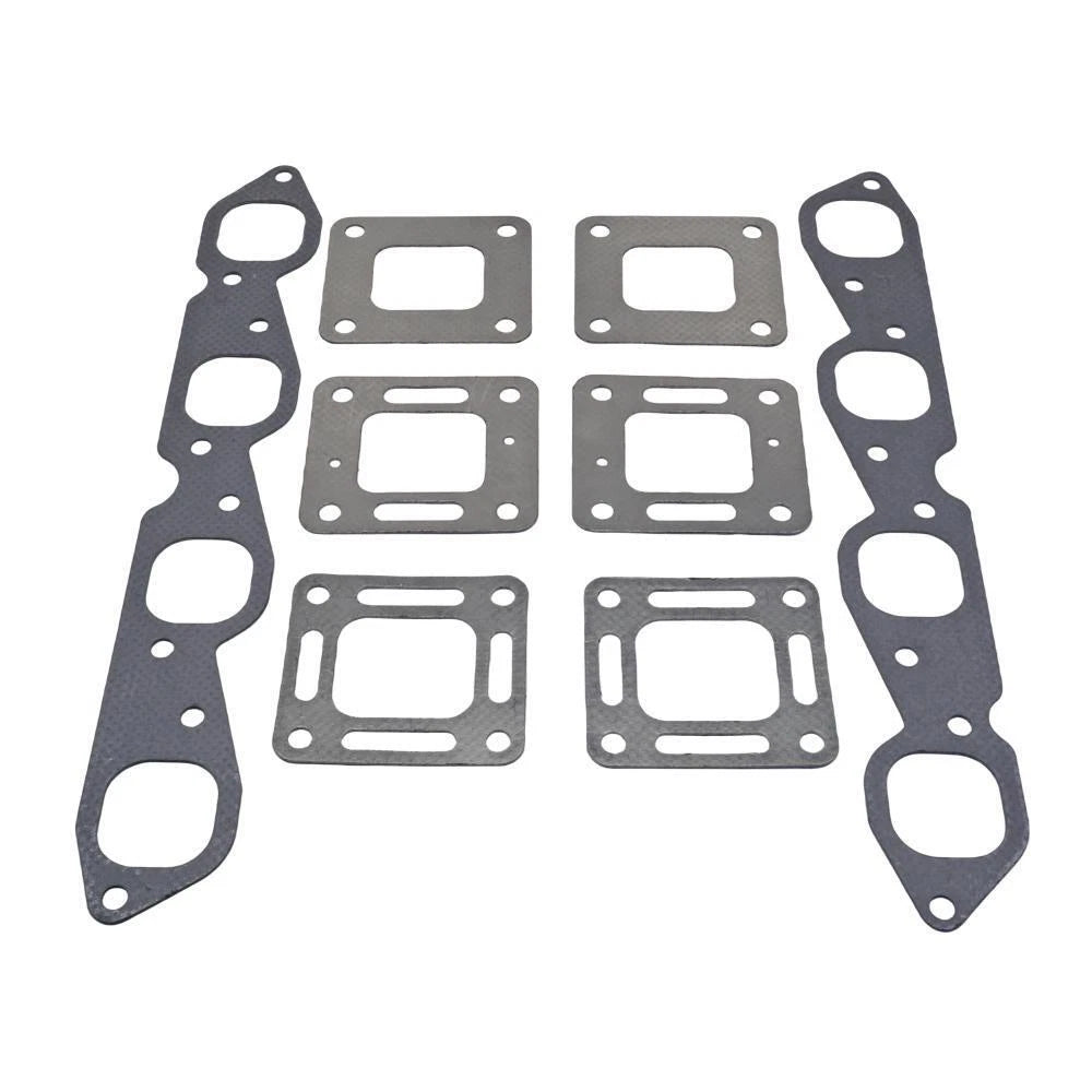 Exhaust Manifold Kit for MerCruiser 4 Inch 330-370 V8 GM 454 502 CID (1981–Present)