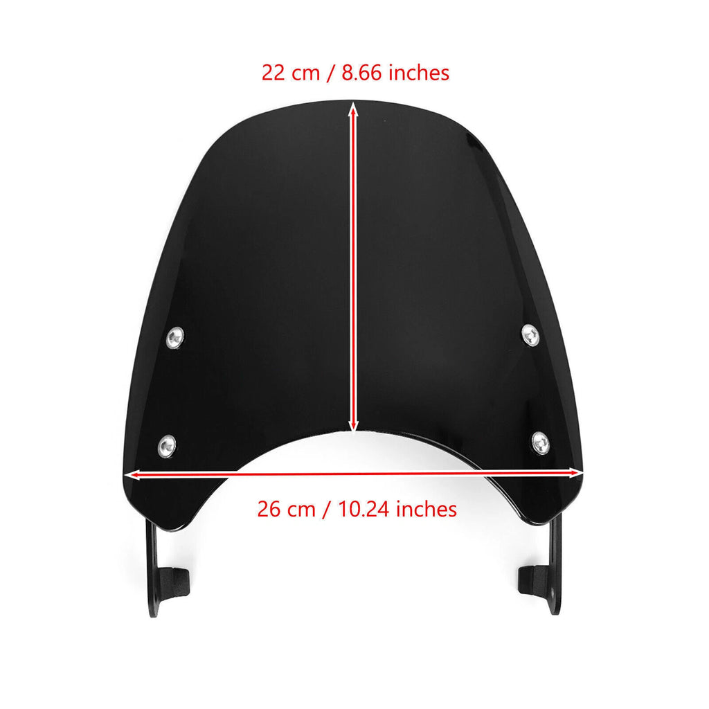 ABS Windshield for Speed Twin 1200 (2019–2021) BLKT9