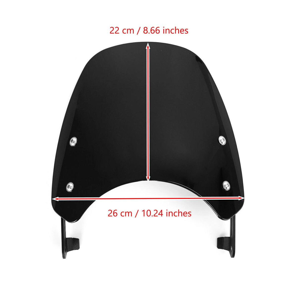ABS Windshield for Speed Twin 1200 (2019–2021) BLKT9