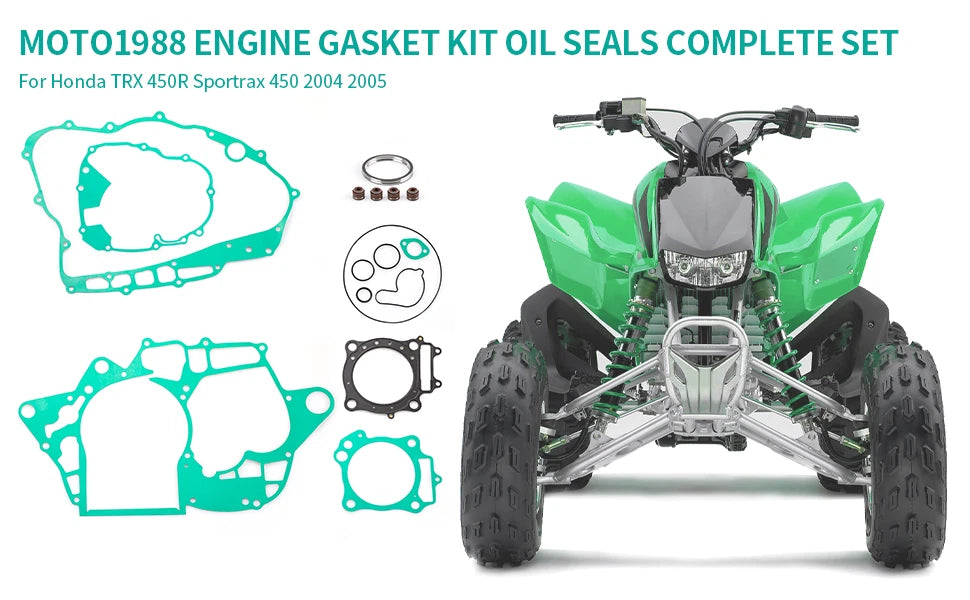 Complete Engine Gasket Set for Honda TRX 450R (2004–2005) 06112-HP1-670