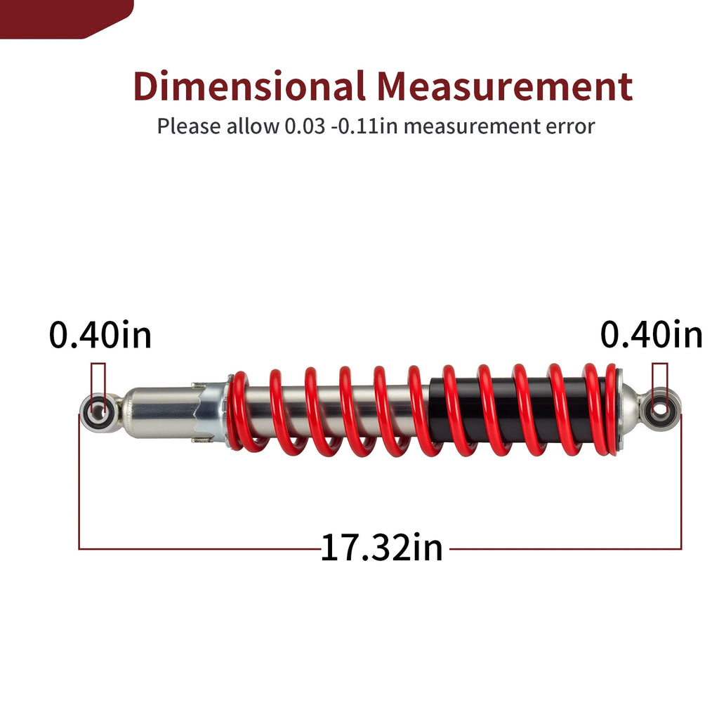 2X Front Shock Absorber for Honda Sportrax 400 TRX400EX TRX400X (1999–2004) 51400-HN1-A41