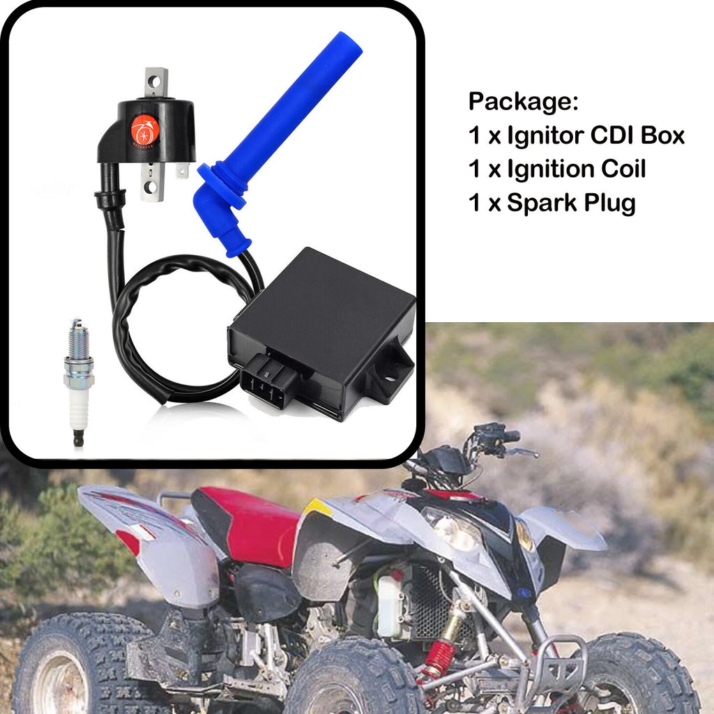 Ignition Coil Spark Plug CDI for Polaris ATV Predator 500 (2003–2004) 3088052