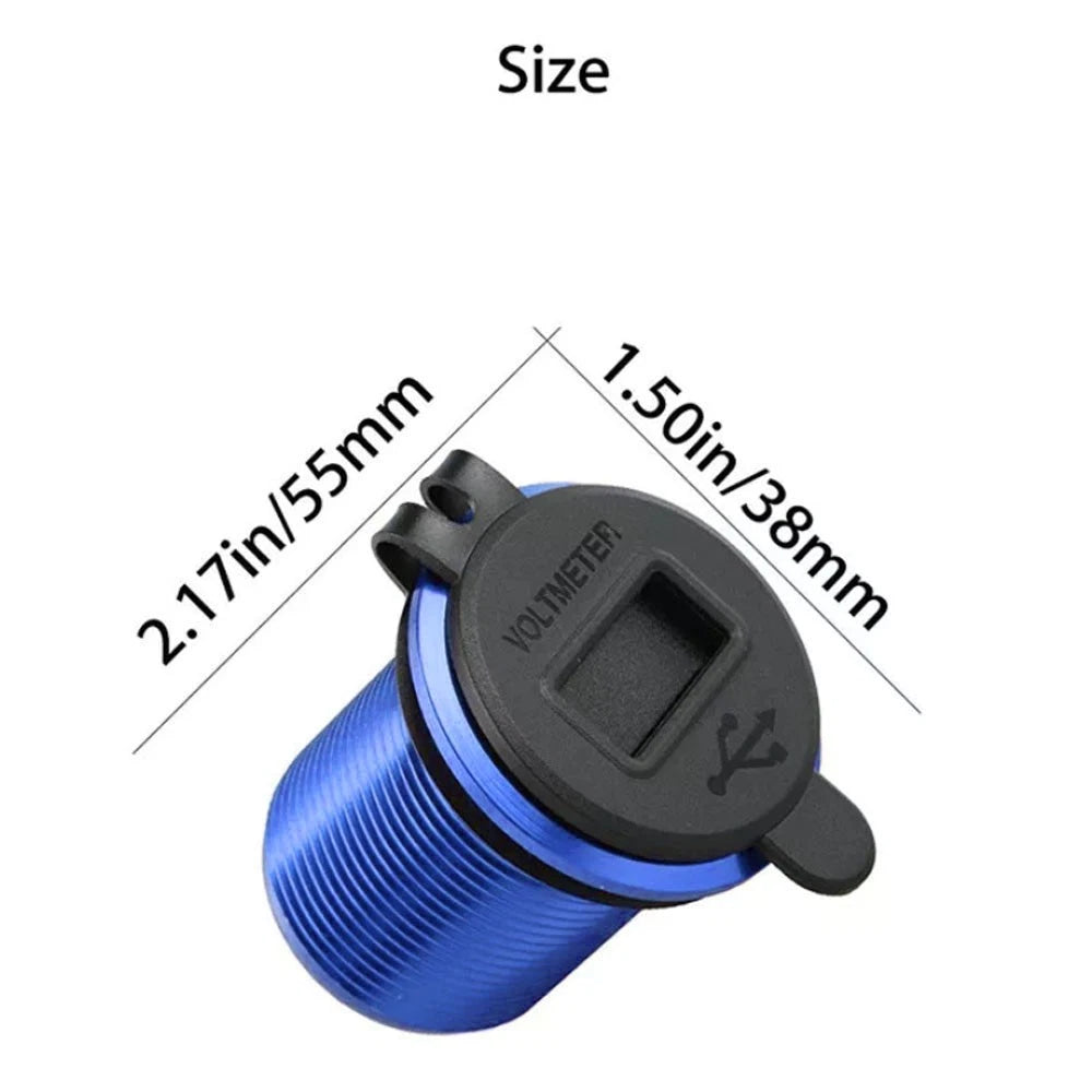 Dual USB Phone Charger for Car (12-24V)