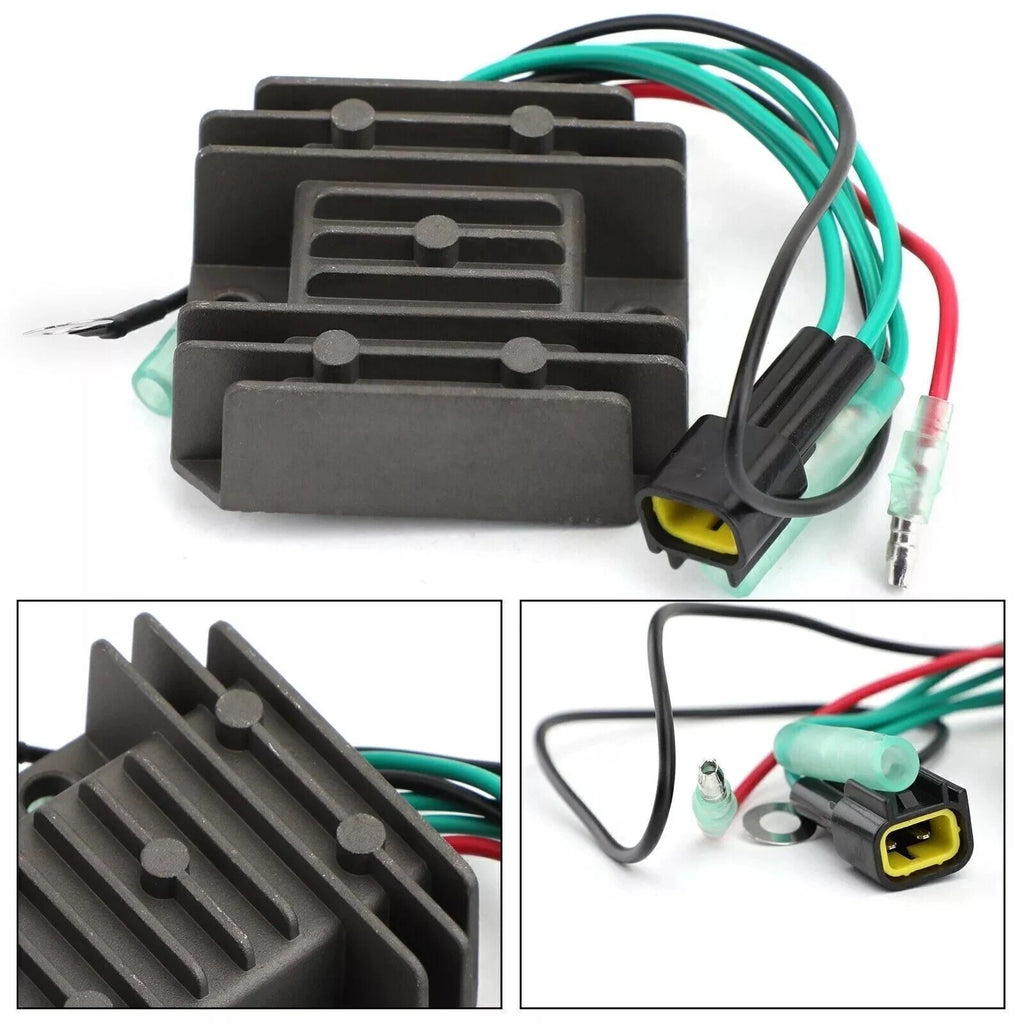 Voltage Regulator Rectifier for Yamaha 2-Stroke 75Hp 80Hp 90Hp (1990–1999) 6H0-81960-10-00