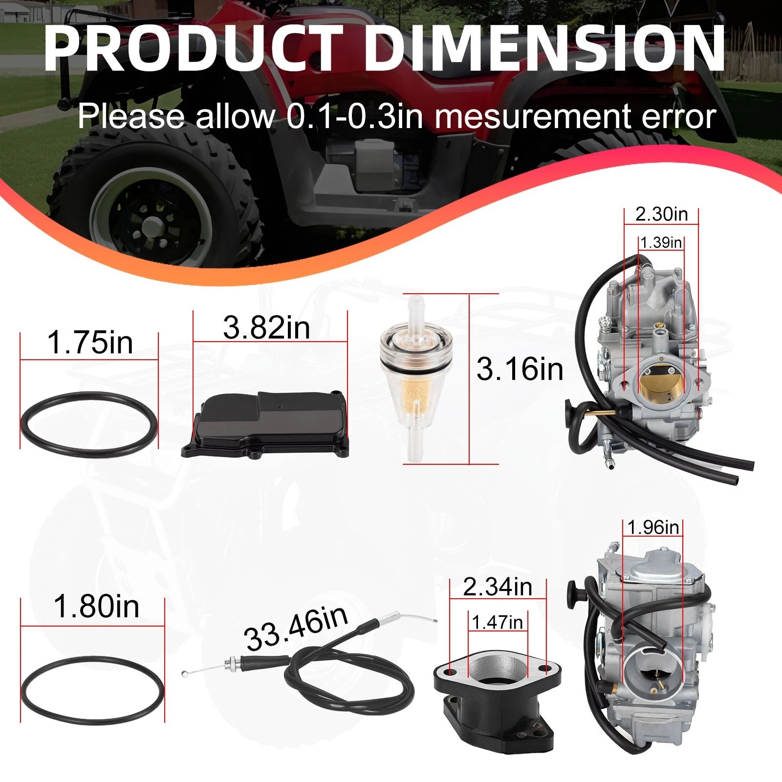 Carburetor Kit for Yamaha YFM350X Warrior (1993–2004)