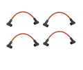 Set of 4 Spark Plug Wires for Johnson Evinrude 70-140hp (12") 582365