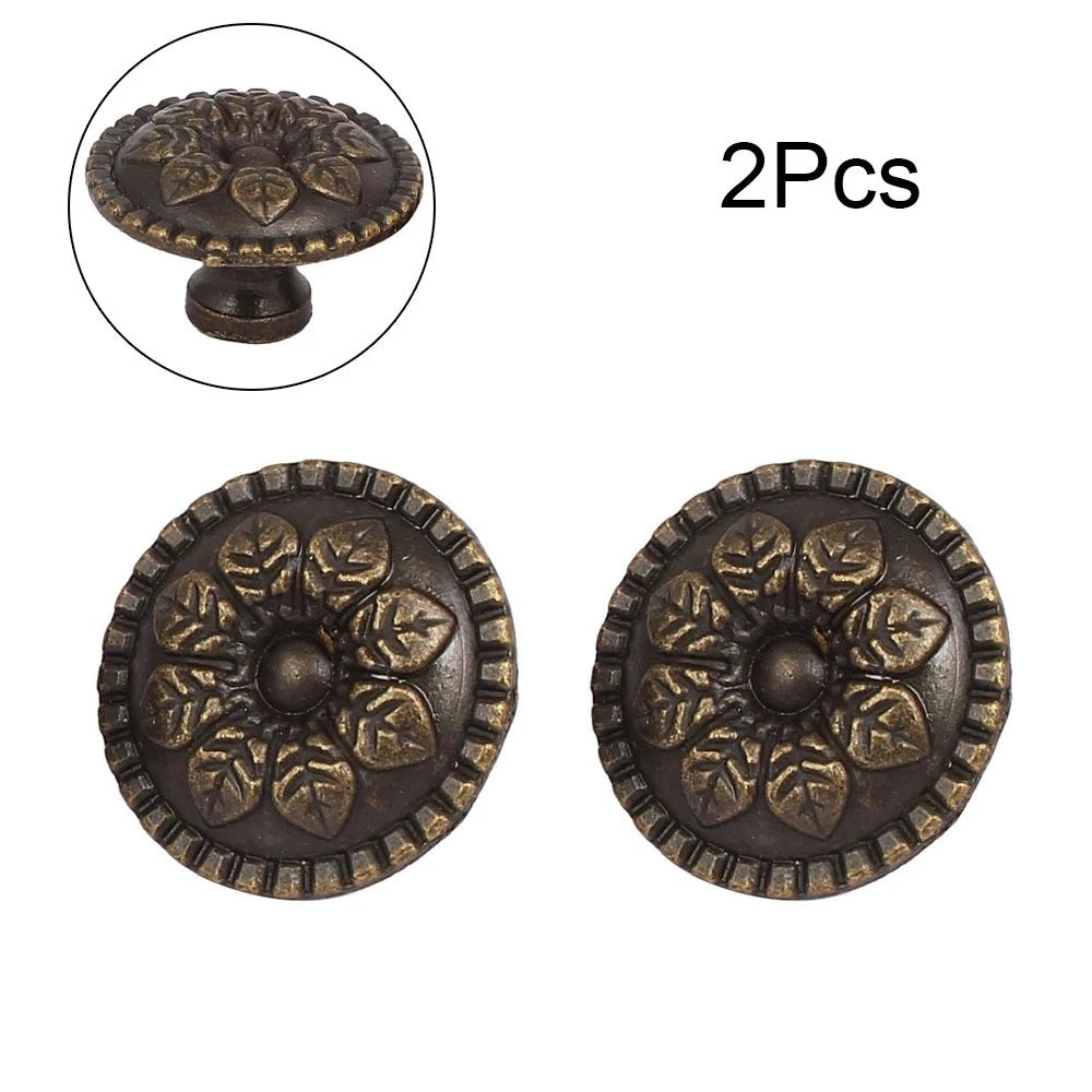 2X Retro Door Pull Handle Knob for Kitchen Cabinet Drawer Hardware