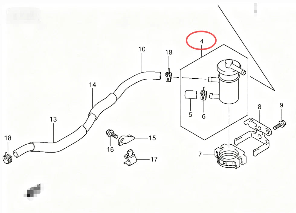 Fuel Filter for Suzuki DF40A (2000–2023)