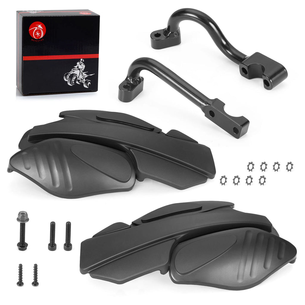 2 Hand Guards & Mount Brackets Kit for Polaris Scrambler Sportsman 850 XP 1000