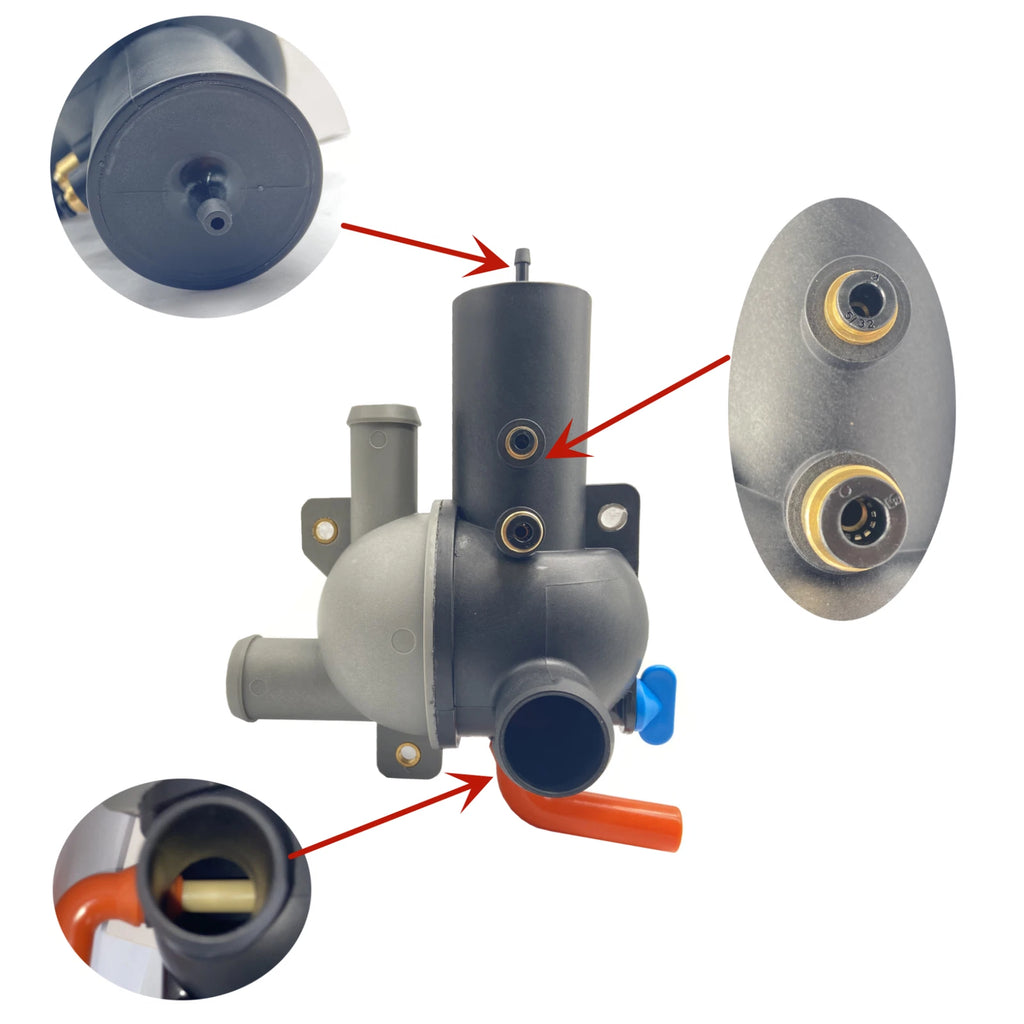 Quicksilver 863802T2 Water Distribution Housing for Mercury Mercruiser 4.3L MPI (1996–2006)