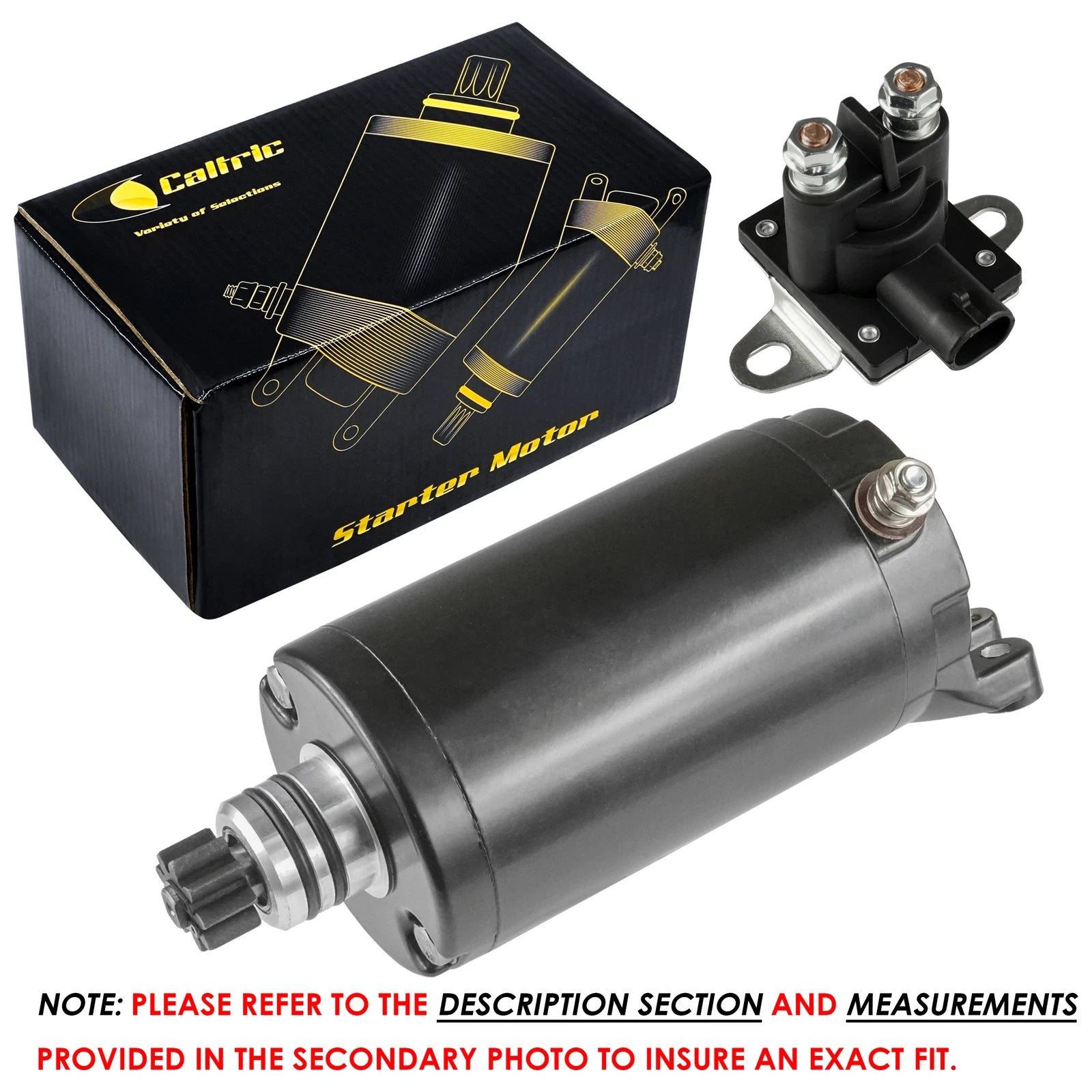 Starter & Relay Solenoid for Seadoo GTX 4-Tec IS 1500 (2002–2007)