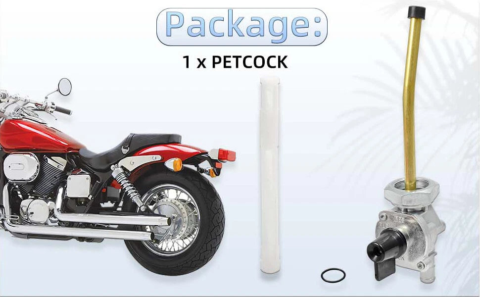 Fuel Valve Petcock for Honda VT750DC (2001–2007) 16950-MCR-A03