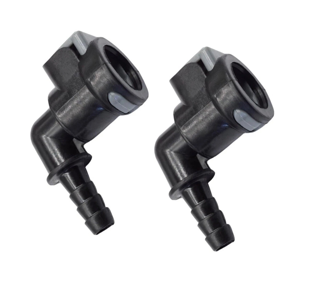 Set of 2 MerCruiser Gear Lube Monitor Elbow Fitting Q-Connector 22-861163