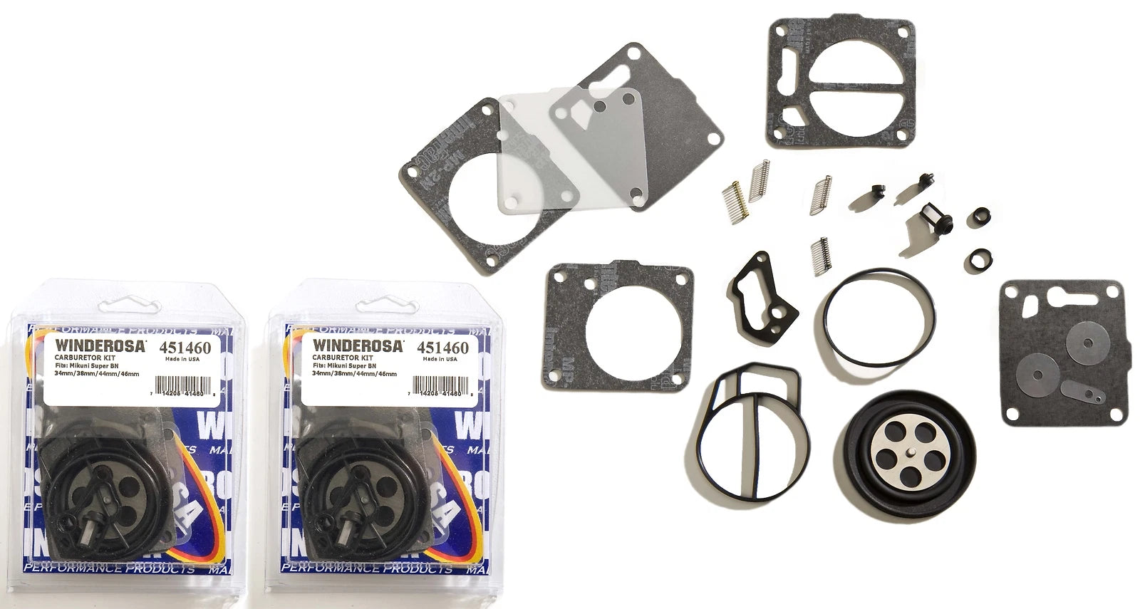 Dual Carburetor Rebuild Kit for Yamaha Superjet Waverunner 3 GP 650 700 701 760