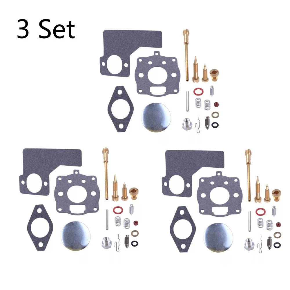 Set of 3 Carburetor Rebuild Parts for B&S 394989 243431 243432 243434 243436