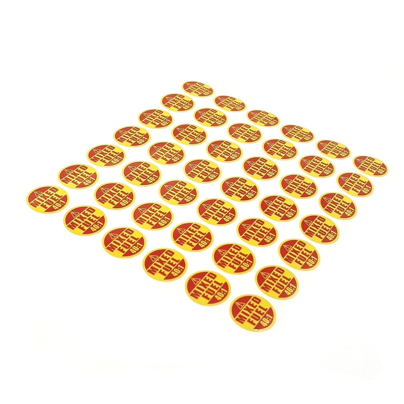 Mixed Fuel 40:1 Sticker for