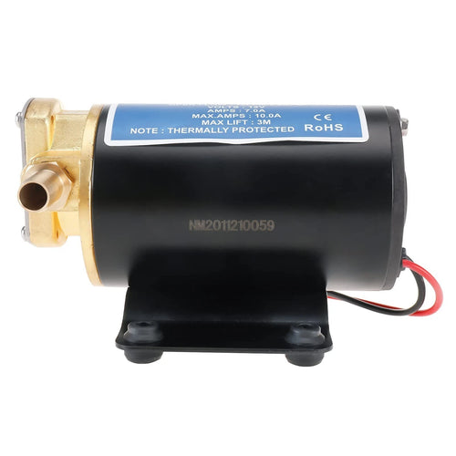 12V 3.2GPM Self Priming Gear Pump for Diesel Fuel Scavenge Oil Transfer